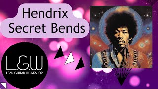 Hendrix Secret Bends [upl. by Eniruam]