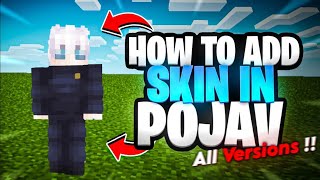 😍 HOW TO APPLY SKIN RESOURCE PACK FOR POJAV LAUNCHER 😍  JRTECHNOBLADE [upl. by Nakeber]