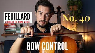 Cello Exercise that WILL Improve BOW CONTROL  FEUILLARD [upl. by Yla623]