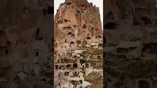 uçhisar castle cappadocia tunnel turkey architecture [upl. by Assiron]