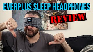 EverPlus Sleep Headphones Review  25 on Amazon [upl. by Johnathon]