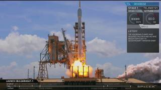 SpaceX Falcon 9 Launches amp Lands Again BulgariaSat1 Mission [upl. by Opalina]