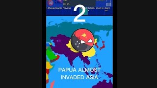 Countryballs Animation 2 Papua almost invaded asia [upl. by Meekar]