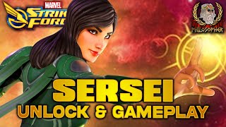 Sersi Red Star Pulls Unlock and Gameplay  T4 and ISO Discussion  Marvel Strike Force  MSF [upl. by Muhcon724]