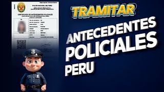 🔴 Cómo sacar mis ANTECEDENTES POLICIALES por Internet 2024 [upl. by Anahc]