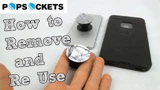 How to Remove and ReUse a PopSocket [upl. by Aneehsat]