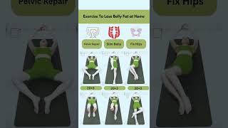 Exercise to lose belly fat at home🏠 bellyfat workout home weightloss bellyfatloss loseweight [upl. by Tricia]