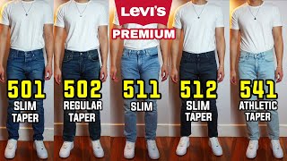 COMPLETE Guide To Levis Slim Fit Jeans 501 502 511 512 541 [upl. by Ajet]