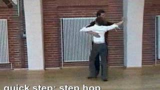 dance move quick step  step hop [upl. by Leirol]