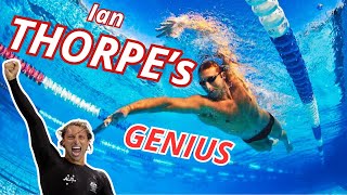 Ian THORPE  The TRIPLE SPEED CREATION in freestyle [upl. by Aticnemrac60]