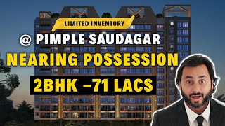 Nearing possession 2 bhk in Pimple Saudagar  71 Lacs  all inclusive only [upl. by Ahsinut]