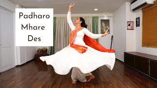 Padharo Mhare Desh  Bandish Bandits  Kathak Dance  Indian Classical Dance by Bhakti Deshpande [upl. by Jacinto]