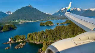 4K – Full Flight – Alaska Airlines – Boeing 737890 – KTNSIT – N526AS – AS67 – IFS Ep 593 [upl. by Alehs]