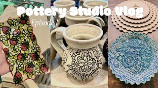 Pottery Studio Vlog Episode 1 A week in the life of a full time potter [upl. by Gney]