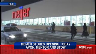 Meijer grandopening in Northeast Ohio [upl. by Enaffit451]