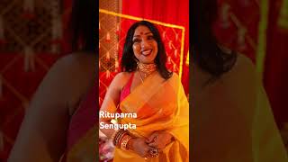 Rituparna Sengupta 2024 mumbai durga puja [upl. by Nahshunn]