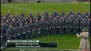 West Point Glee Club Mansions of the Lord Veterans Day November 11 2009 ESPN [upl. by Gui]