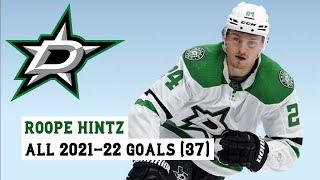 Roope Hintz 24 All 37 Goals of the 202122 NHL Season [upl. by Pulchi]