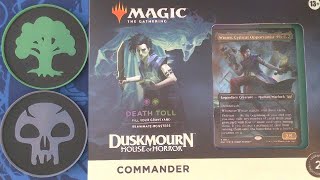 BG Death Toll  Duskmourn Commander Deck 3 DSK DSC [upl. by Weywadt886]