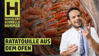 Schnelles Ratatouille aus dem Ofen Rezept von Steffen Henssler  Günstige Rezepte [upl. by Pat]