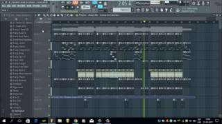 Flp Remake Instrumental Ceniza En Cenicero  Anuel AA JaimeBeatz [upl. by Mcmillan]