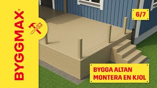 Bygga altan del 6 montera en kjol [upl. by Marcie]