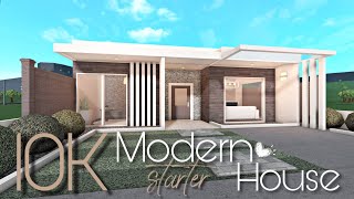 BLOXBURG 10K MODERN STARTER HOUSE  NOGAMEPASS [upl. by Anirbed]