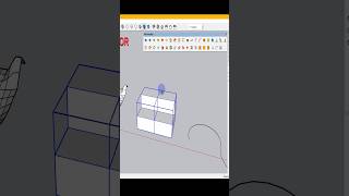 Easy Mirror JHS Powerbar SketchUp For Beginners sketchuptutorial shorts sketchupforbeginners [upl. by Burman]