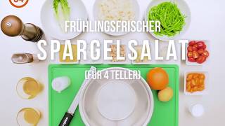 Frühlingsfrischer Spargelsalat Schnelle Gastro Tipps 5 [upl. by Lundgren674]