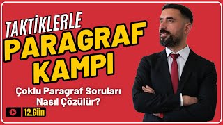 Paragrafta Çoklu Sorular  Paragraf Taktikleri Kampı 2025 📌 12Gün YKS KPSS ALES DGS [upl. by Casilda]