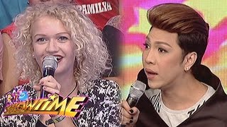 Vice Ganda talks to a German lady  Its Showtime [upl. by Jumbala]