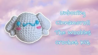 Unboxing Cinnamoroll x The Woolbles Crochet Kit ✨🧶 crochet asmr cinnamoroll unboxing [upl. by Nacnud752]