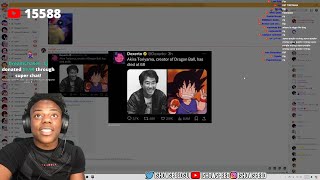 iShowSpeed Reacts To The Passing Of Akira Toriyama 💔 [upl. by Celeski]