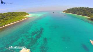 Sailing Cruise from Phuket to Koh Lipe filming from a Drone [upl. by Sarazen480]