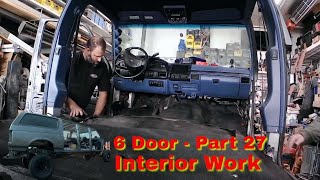 OBS Ford 4X4 Diesel 6 Door Bronco Build  Part 27  More Interior [upl. by Lunetta869]