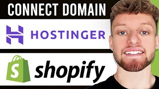 How To Connect Hostinger Domain To Shopify Step By Step [upl. by Tamarah846]