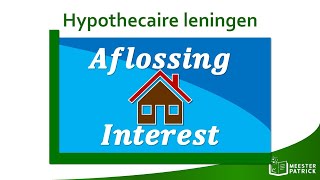 Hypothecaire leningen  Economie [upl. by Anawk]