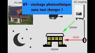 89  stockage photovoltaïque sans tout changer  AC Coupling [upl. by Wilhelm]