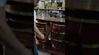 Wine Barrel Wooden Bar Counterorder at 9811434889 [upl. by Norry588]