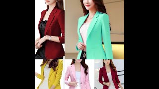 Ladies blazer ladies blazer design  designer Ladies blazer blazer stylish viral [upl. by Anival]