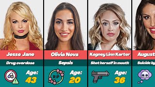 💔 60 Female Pornstars Who Died [upl. by Ajile]