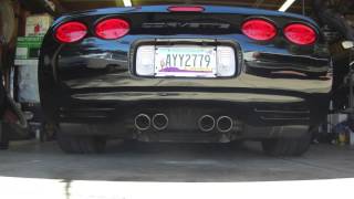 2003 Z06 Ti Exhaust American Racing Headers [upl. by Aicil29]