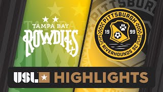 9142024  Tampa Bay Rowdies vs Pittsburgh Riverhounds SC  Game Highlights [upl. by Tudor]