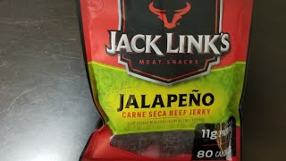 Jack Links Beef Jerky Jalapeno Review [upl. by Ahcilef]