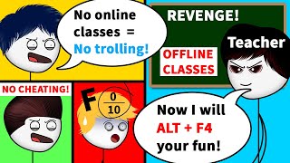 When a Gamer has Offline Classes after Online Classes [upl. by Nomae]