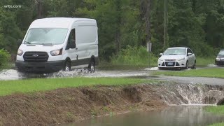 Richland County seeing on and off rain from Tropical Storm Debby [upl. by Chivers]