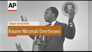 Kwame Nkrumah Overthrown  1966  Today In History  24 Feb 17 [upl. by Eiramrebma]