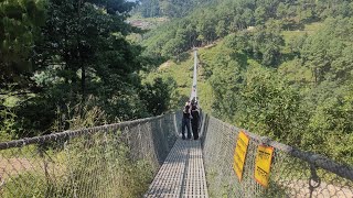 Rani Jhula Nagarkot Bhaktapur  Jhulunge pull in Bhaktapur  Viral bridge in Bhaktapur bibek06 [upl. by Ailaro263]