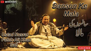 Sansoon Ki Mala Pe Simron Pee Ka Naam  Ustad Nusrat Fateh Ali Khan Sb  Qawali [upl. by Ardnauqal]