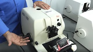 Manual amp Motorized Microtome Features Explained by Microtome Technician [upl. by Yelir]